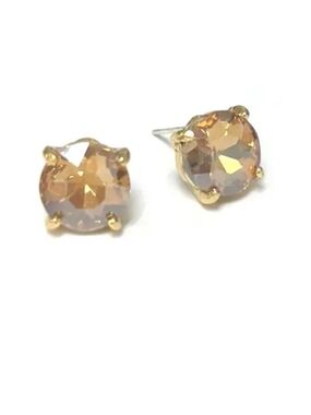 Gold-Tone Crystal Stud Earrings - Women Jewelry